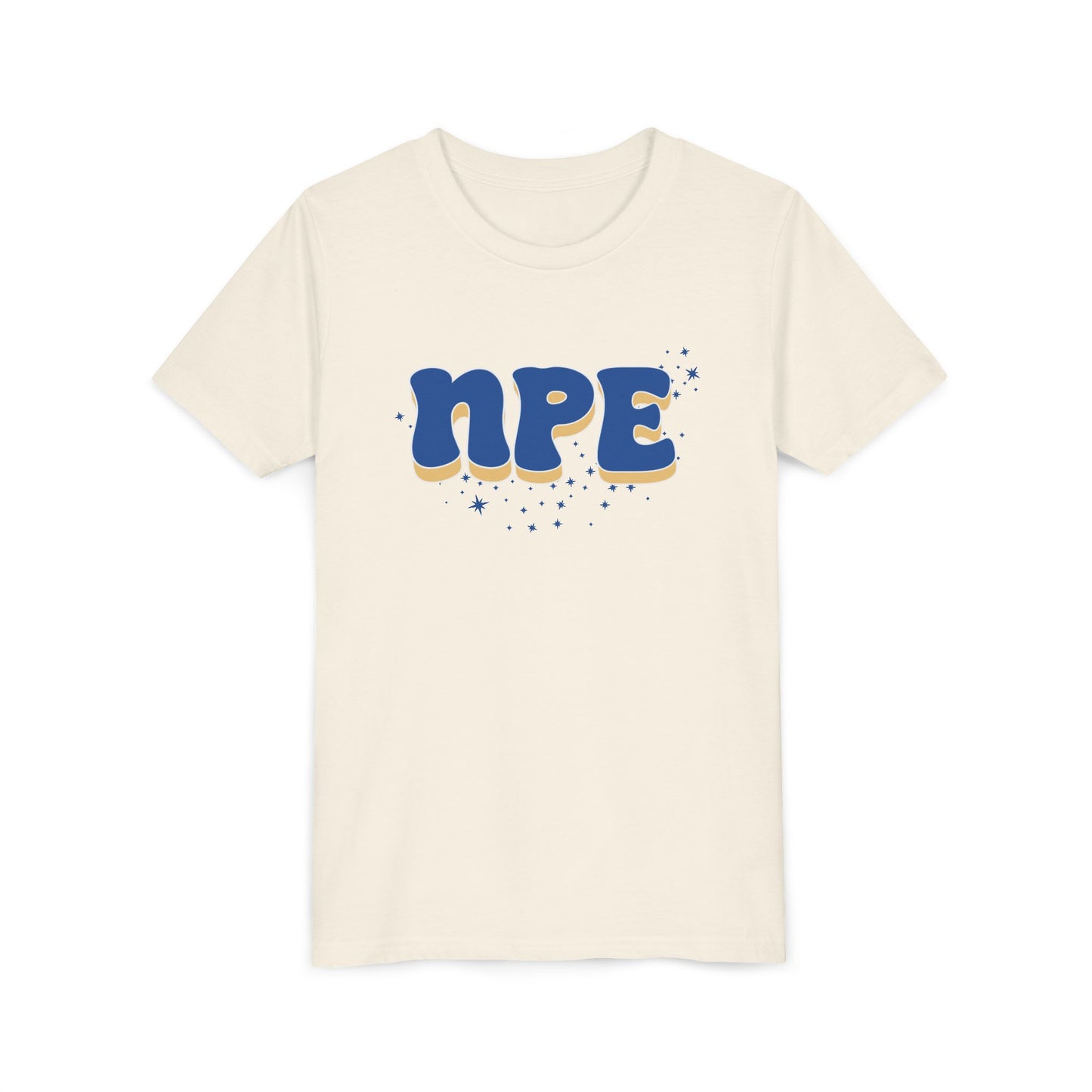 Bubble Letter Bella Canvas Soft Spirit Tee (Youth)