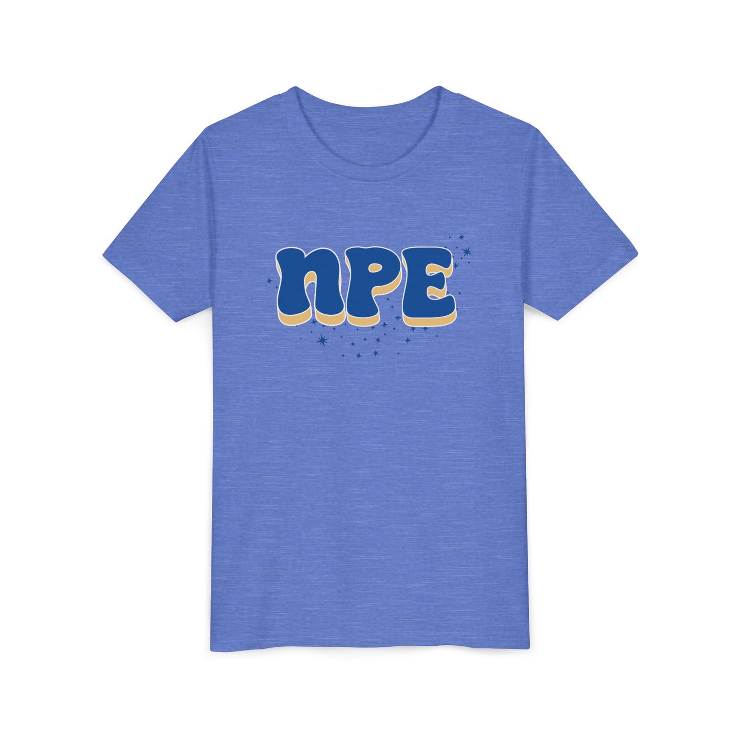 Bubble Letter Bella Canvas Soft Spirit Tee (Youth)