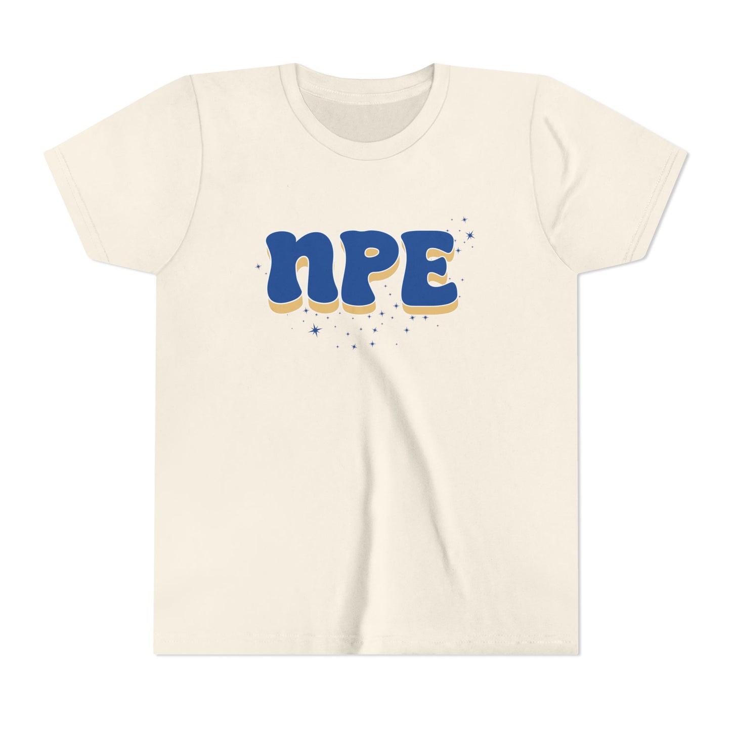 Bubble Letter Bella Canvas Soft Spirit Tee (Youth)