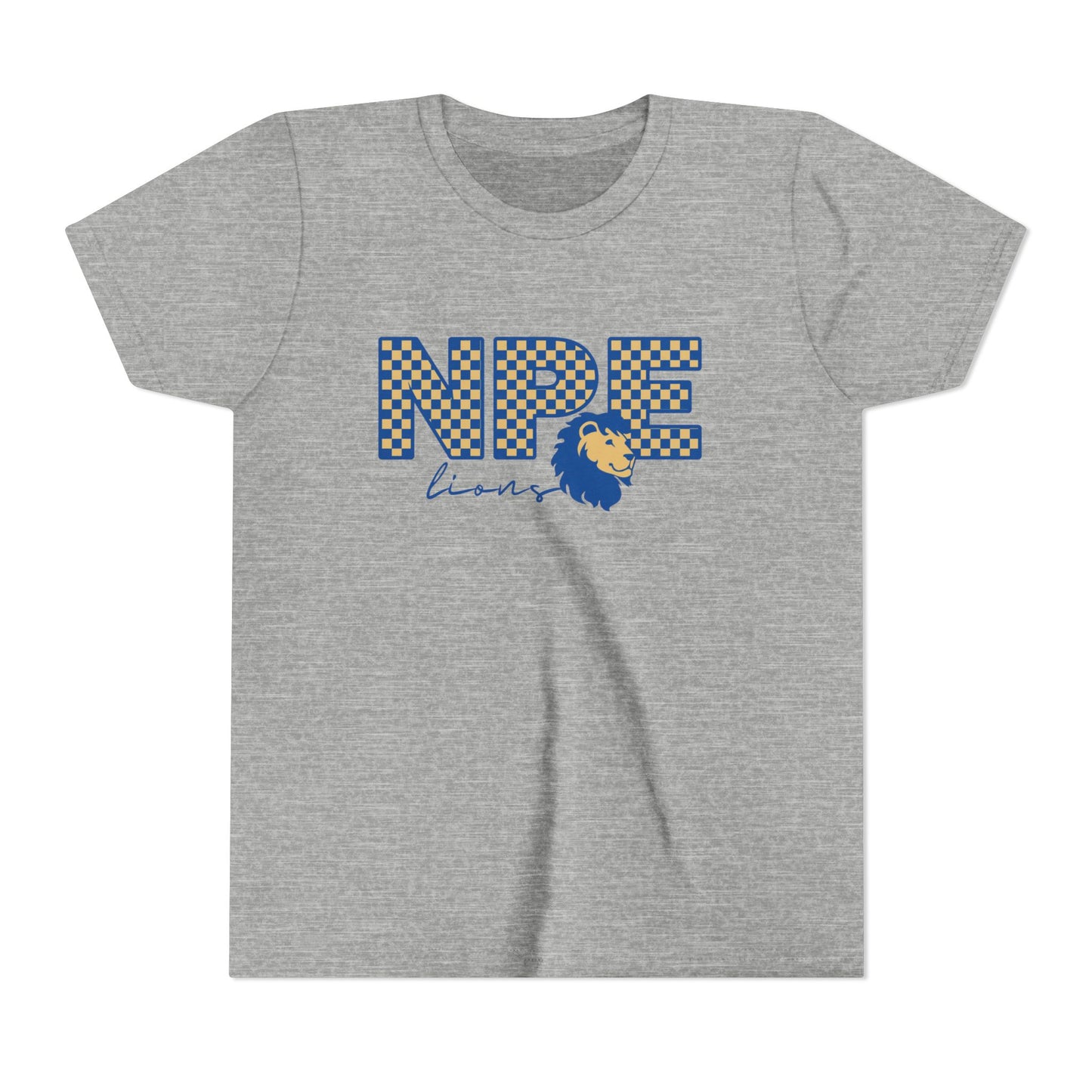Checker Letter Bella Canvas Soft Spirit Tee (Youth)
