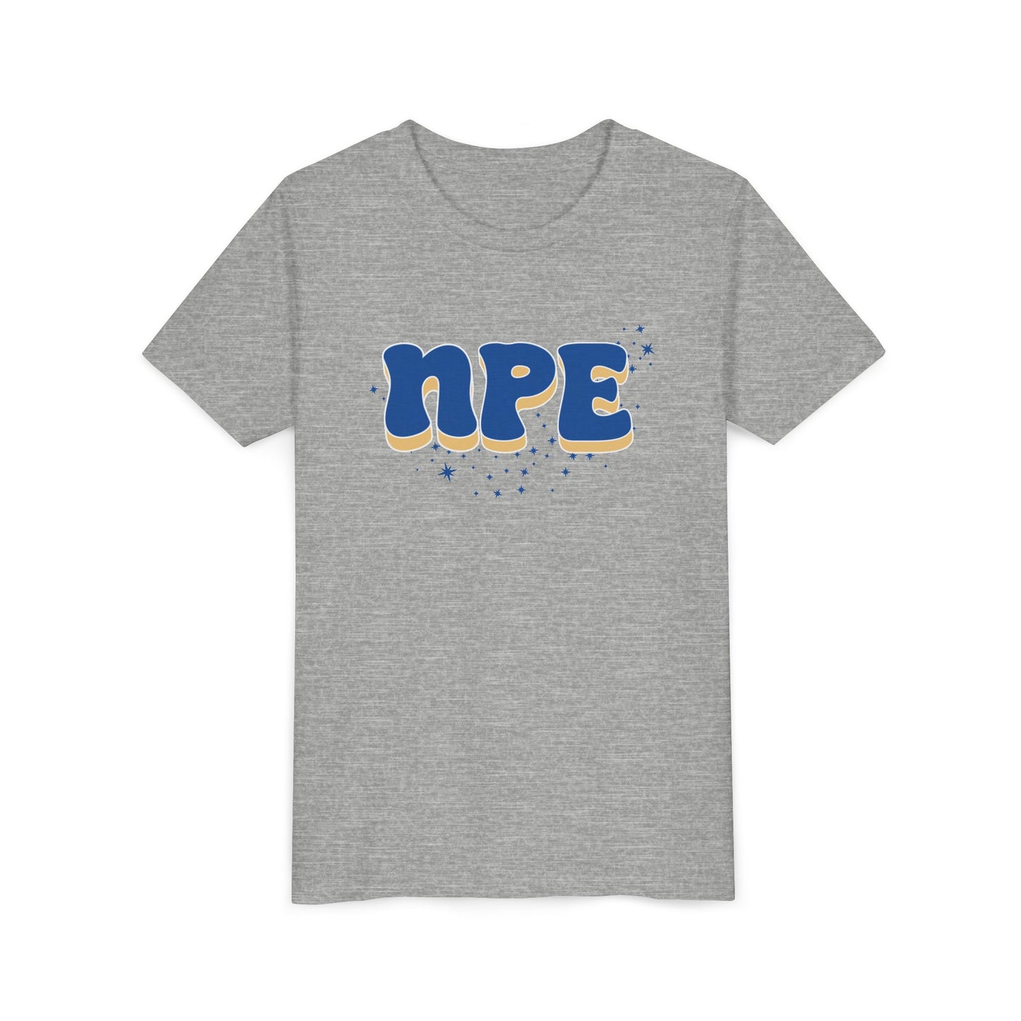 Bubble Letter Bella Canvas Soft Spirit Tee (Youth)