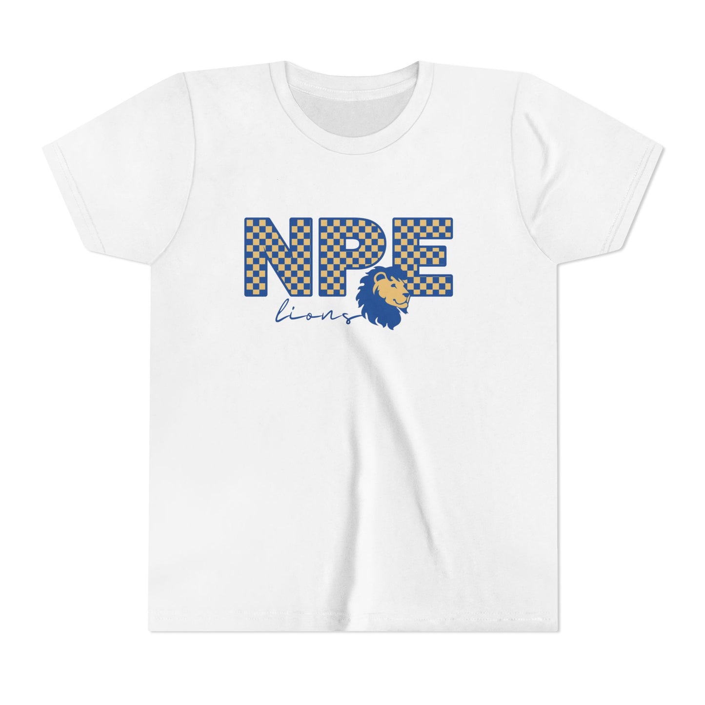 Checker Letter Bella Canvas Soft Spirit Tee (Youth)